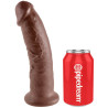 King Cock Gode King Cock 22 x 5.3 cm Marron